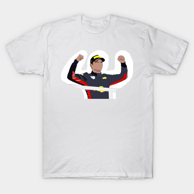 Max Verstappen Brazil podium celebration T-Shirt by royaldutchness